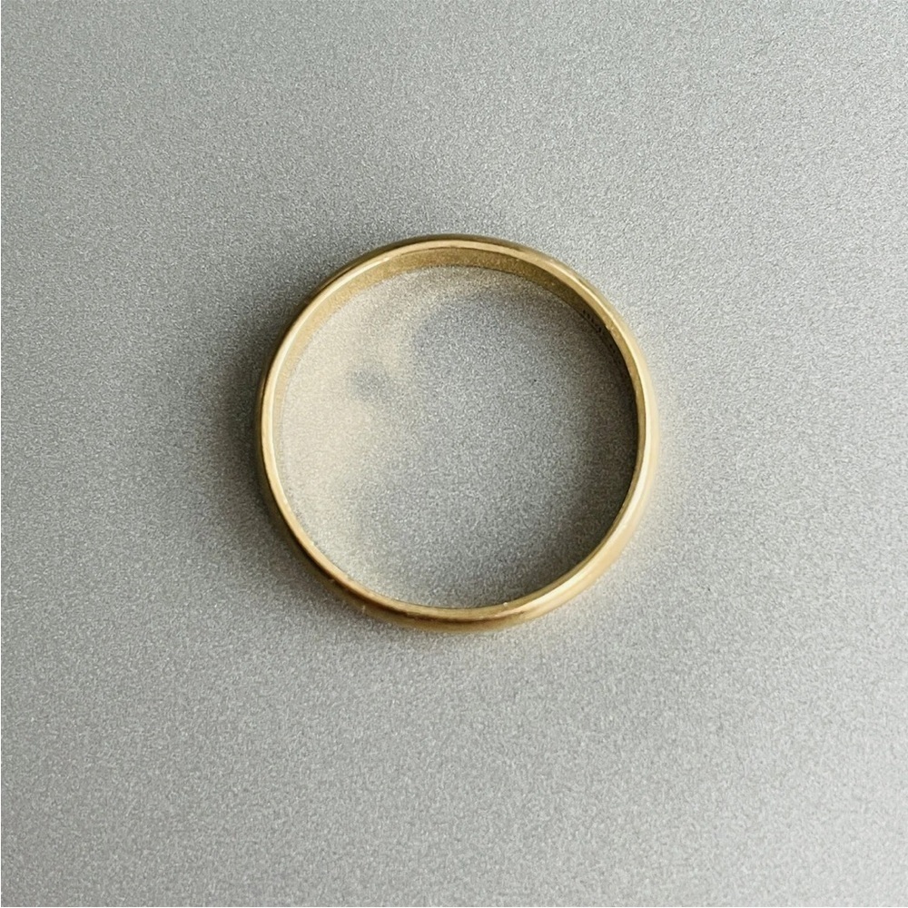 Solid 14k Yellow Gold “Bristol” Stack Ring Band - image 4